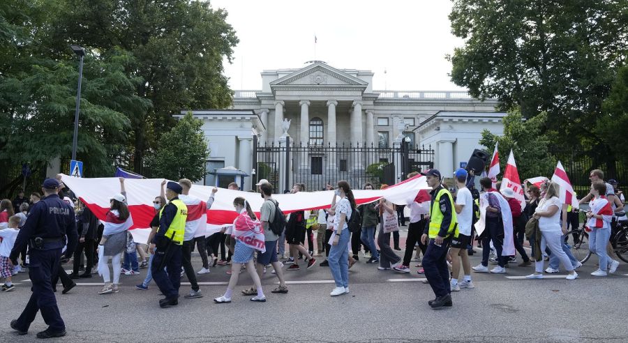 Protesti u Poljskoj zbog represije u Bjelorusiji
