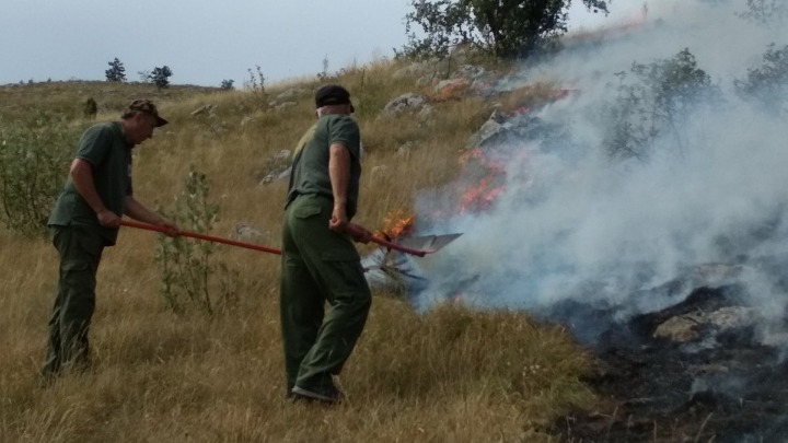 Požar u NP Durmitor i dalje bukti