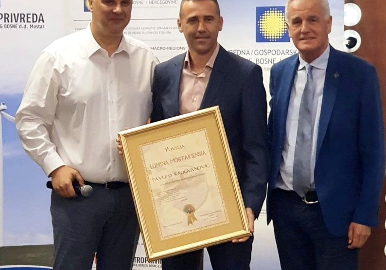 Privredna komora: Radovanoviću povelja za doprinos međuregionalnoj saradnji