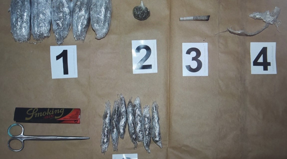 Uhapšen mladić iz Budve kod kog su pronađena 34 pakovanja marihuane