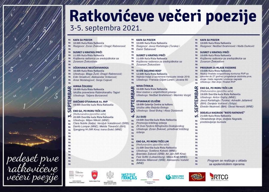 Počinju 51. Ratkovićeve večeri poezije