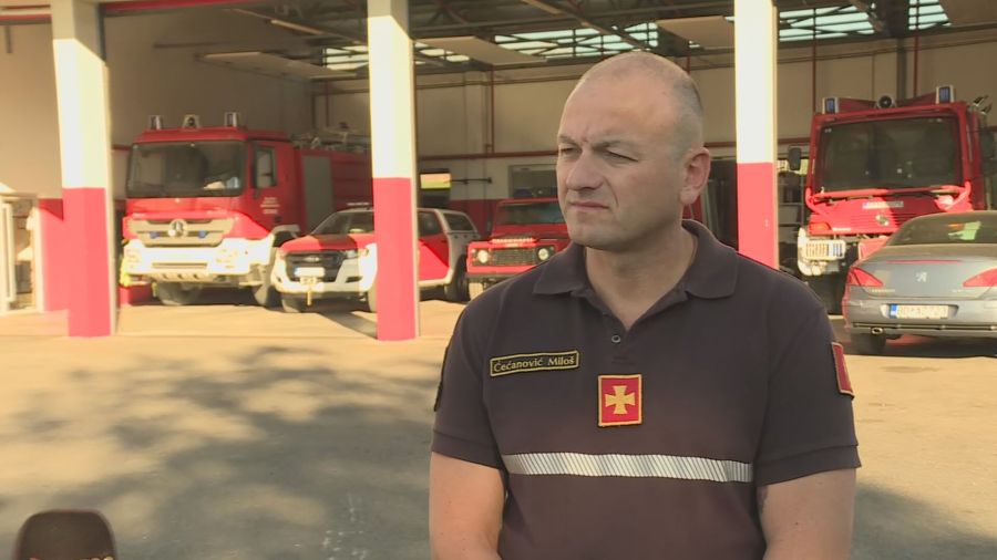 Ćećanović: Cetinjski vatrogasci do pet intervencija svakog dana