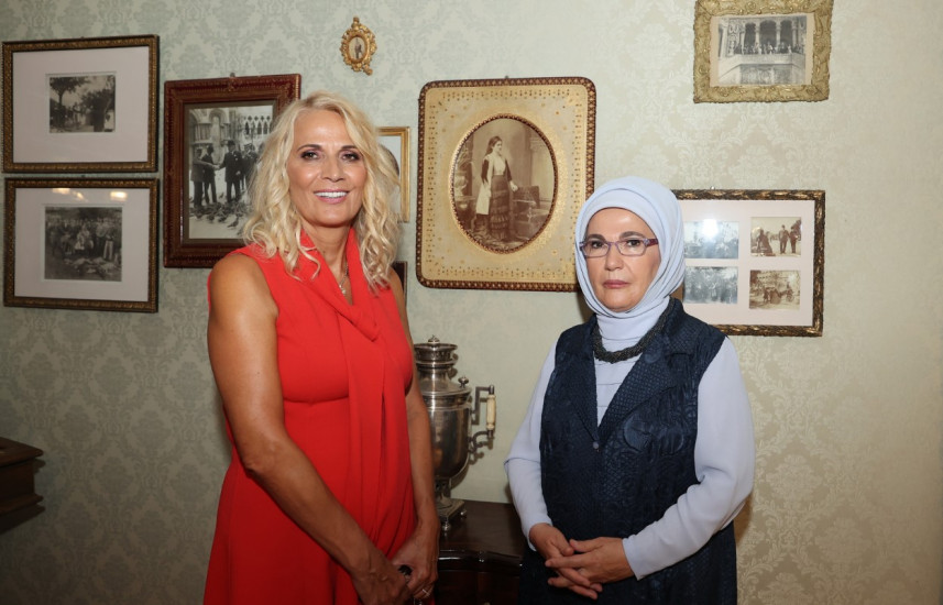 Lidija Đukanović ugostila prvu damu Turske (FOTO,VIDEO)