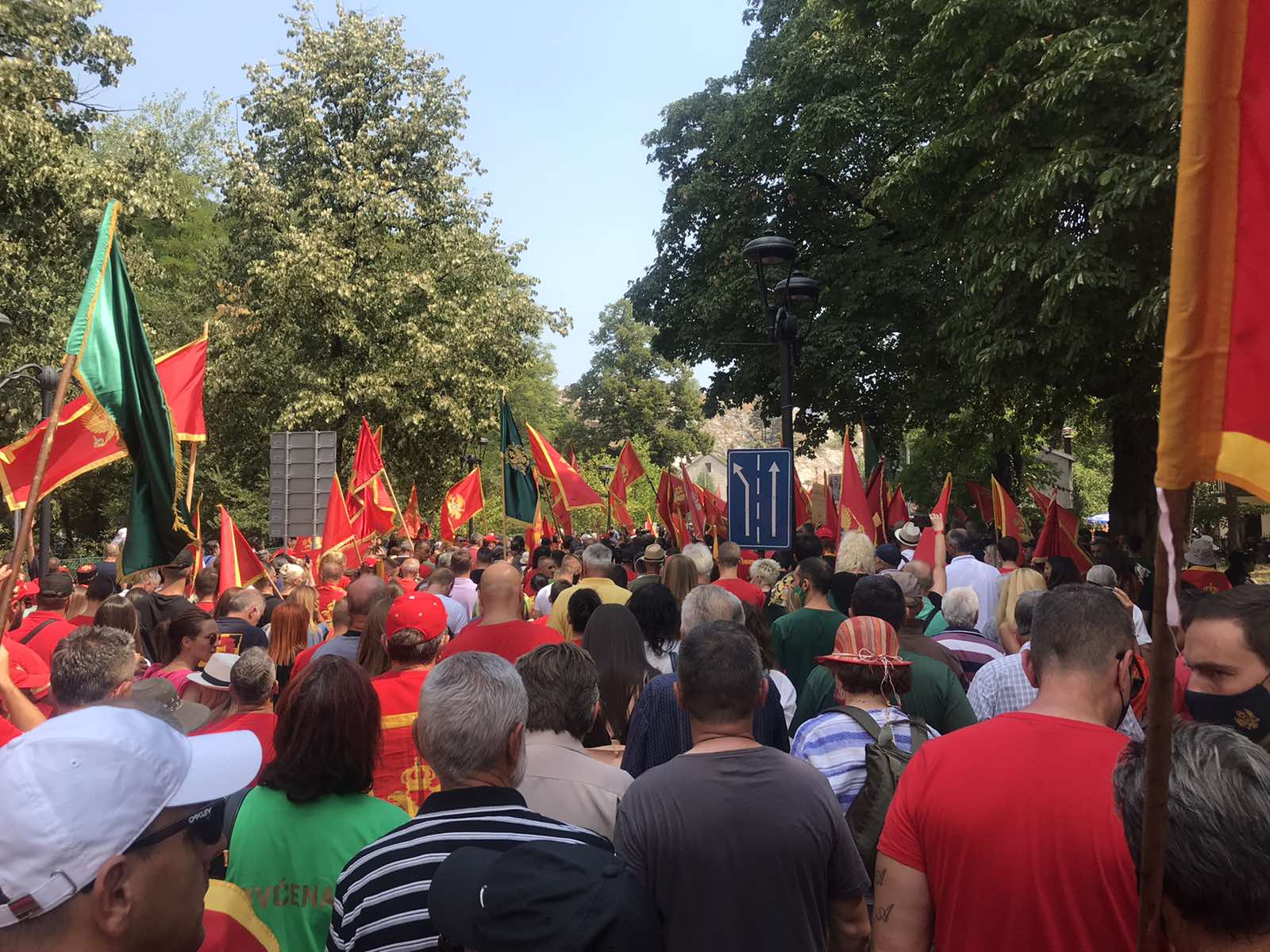 UP: Skupu prisustvovalo oko 4.000 ljudi; Procjena cetinjske policije – 9.500