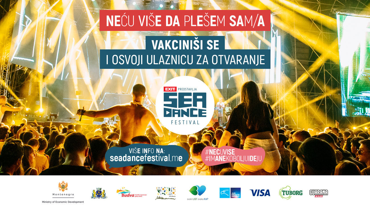 Sea Dance te poziva: Vakciniši se i osvoji ulaznicu za otvaranje festivala