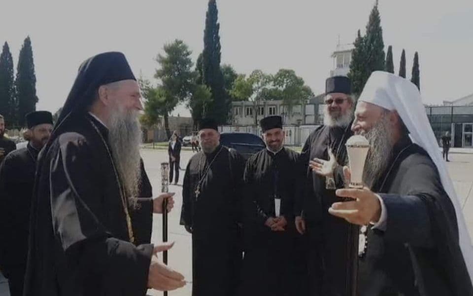 Porfirije stigao u Crnu Goru