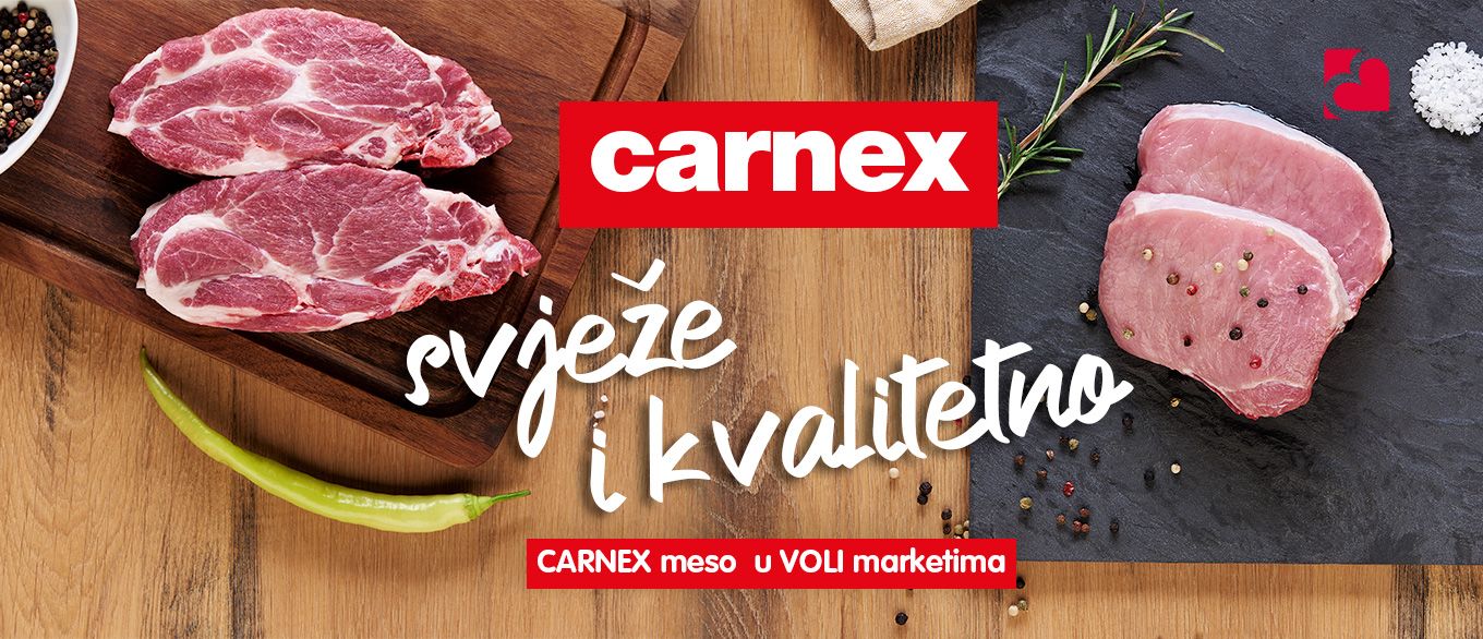 Carnex meso strogo kontrolisanog kvaliteta – sigurnost i bezbjednost hrane koju volite
