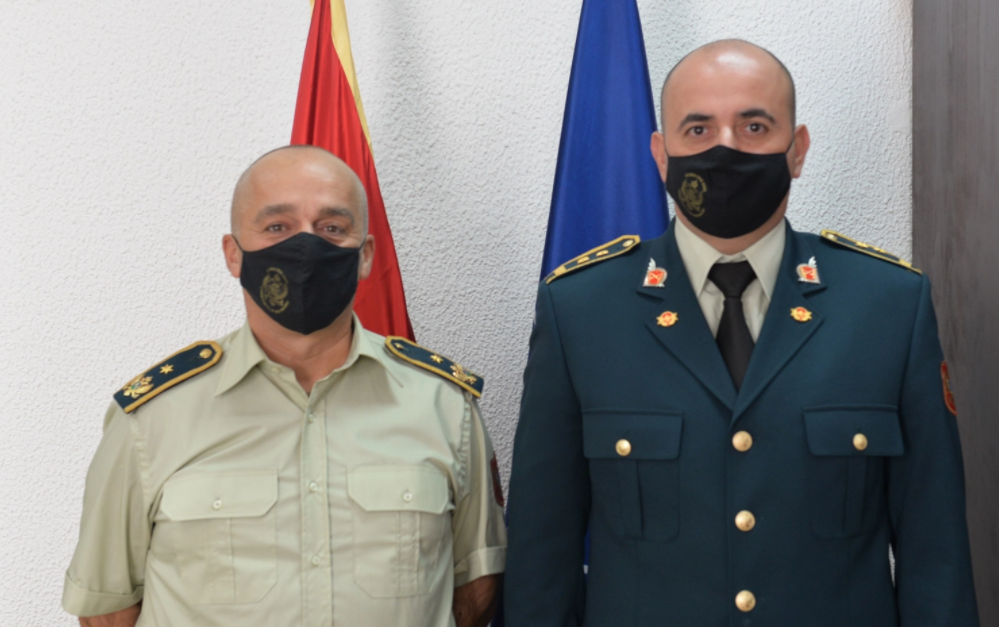 Potpukovnici Knežević i Pejović kod Načelnika Generalštaba pred odlazak u misije