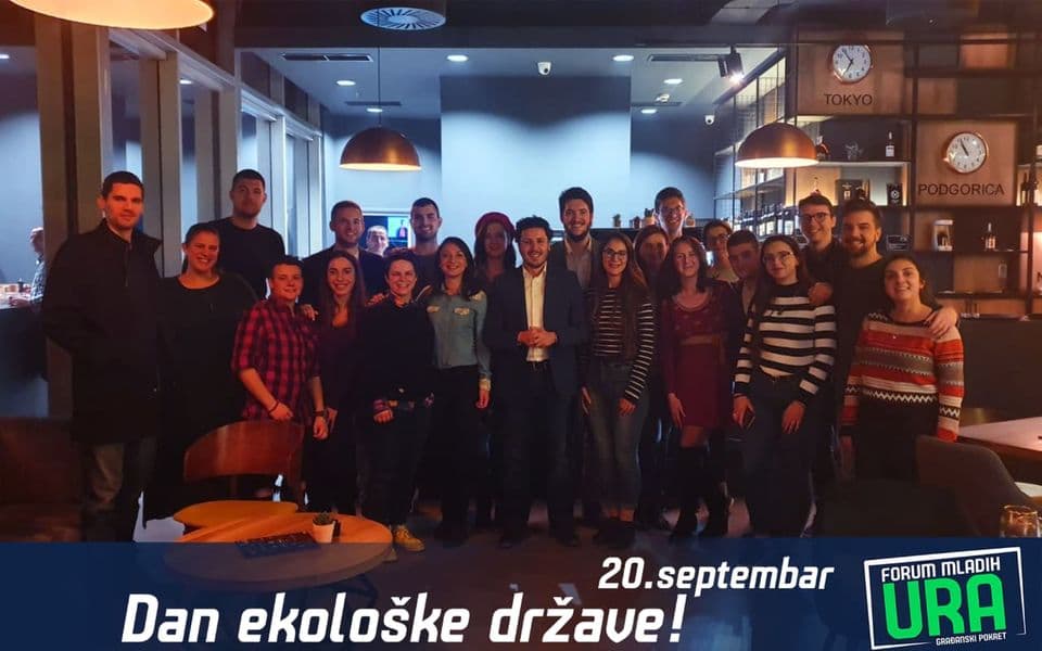 Forum mladih URE: 20. septembar proglasiti za Dan ekološke Crne Gore
