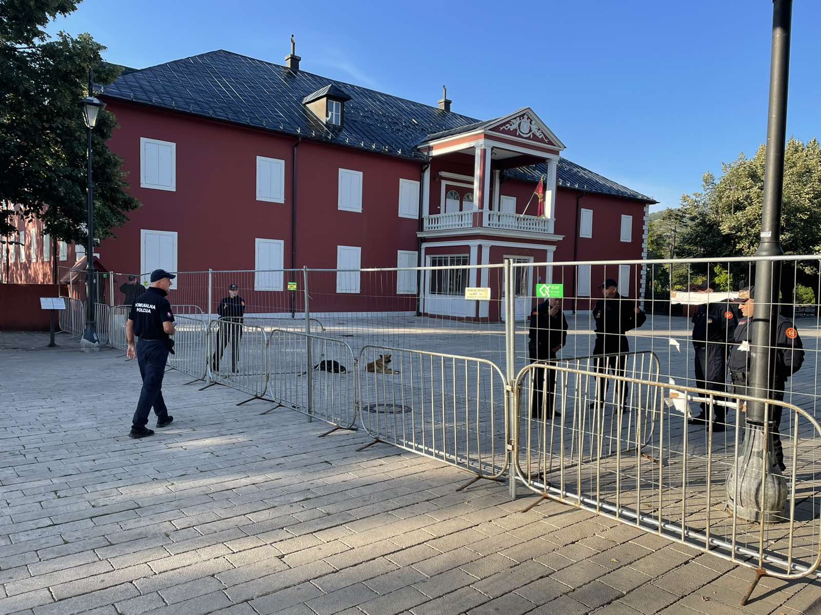 (FOTO) Cetinje osvanulo u ogradama