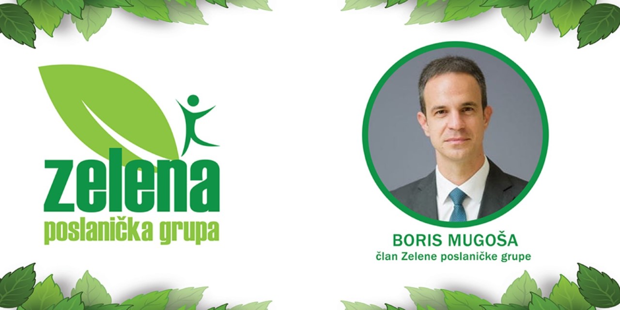 Boris Mugoša član Zelene poslaničke grupe