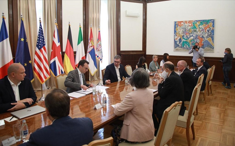 Ambasadori Kvinte od Vučića tražili deeskalaciju krize na sjeveru Kosova