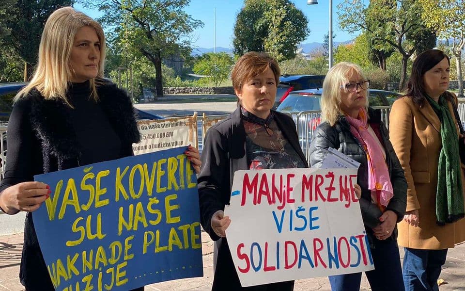Protest: “Majke nijesu očekivale da će poslije 30. avgusta opet da se pojavljuju ispred Skupštine”