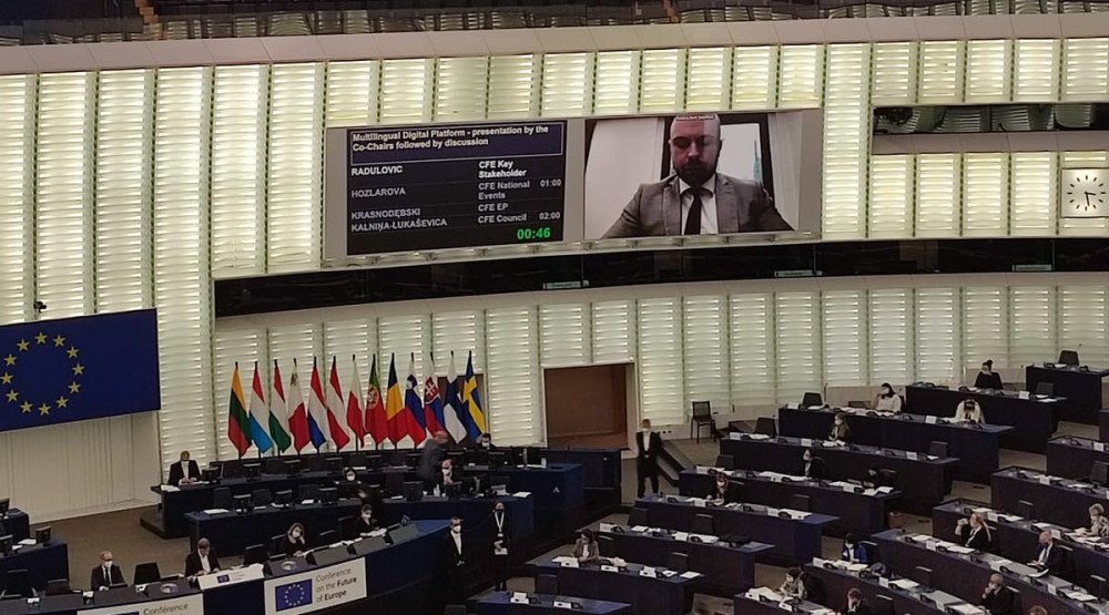 Ministar Radulović na Konferenciji o budućnosti Evrope
