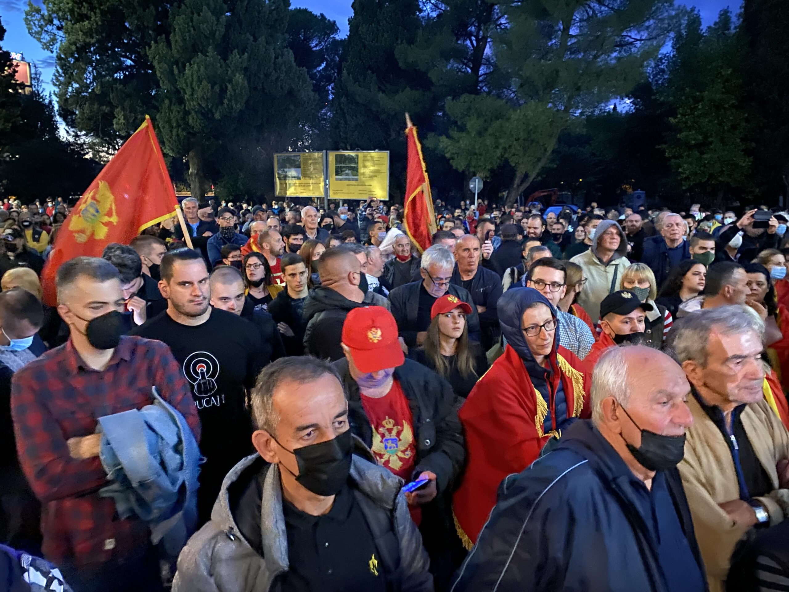 SNP: Jučerašnji skup obilovao neprimjerenim i opasnim porukama