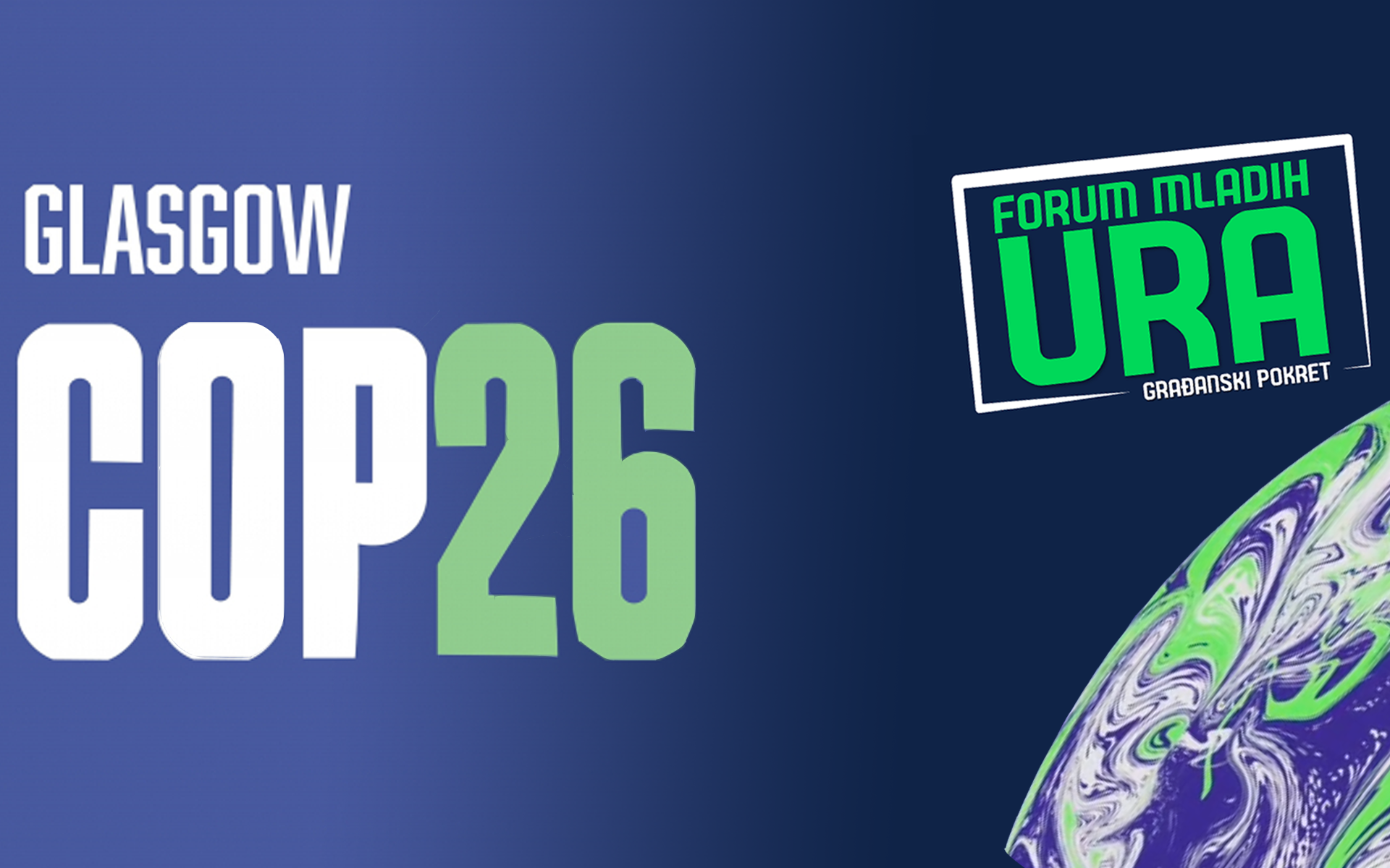Mladi URE na konvenciji UN za klimatske promjene u Glazgovu
