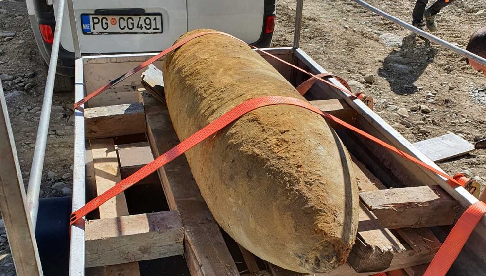 MUP: Uklonjena avio bomba koju su pronašli radnici CRBC