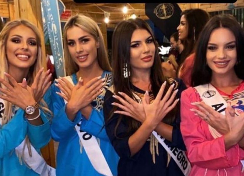 FOTO: Crnogorska i srpska misica pokazale DVOGLAVOG ORLA, javnost šokirana