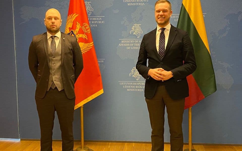 Radulović i Landsbergis: Snažna podrška Litvanije EU integraciji Crne Gore