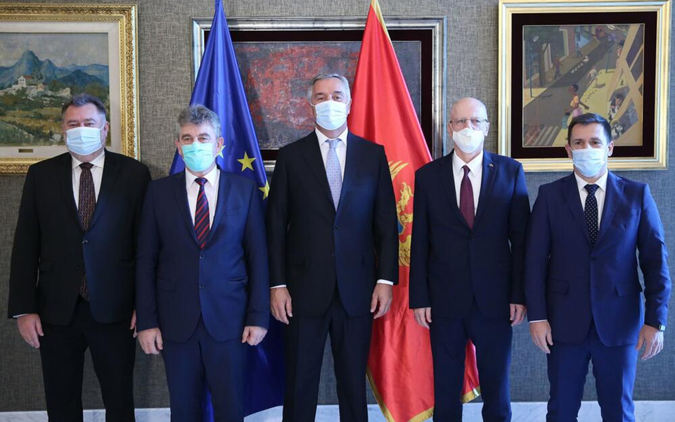 Đukanović: Crna Gora može računati na snažnu podršku Višegradske grupe