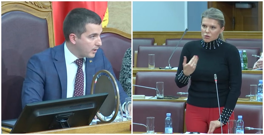 Vuksanović-Stanković: Demokrate pročitane, jedno pričate u Beranama drugo na Cetinju, Bečić: Uzrokujete negativnu atmosferu u ovom domu