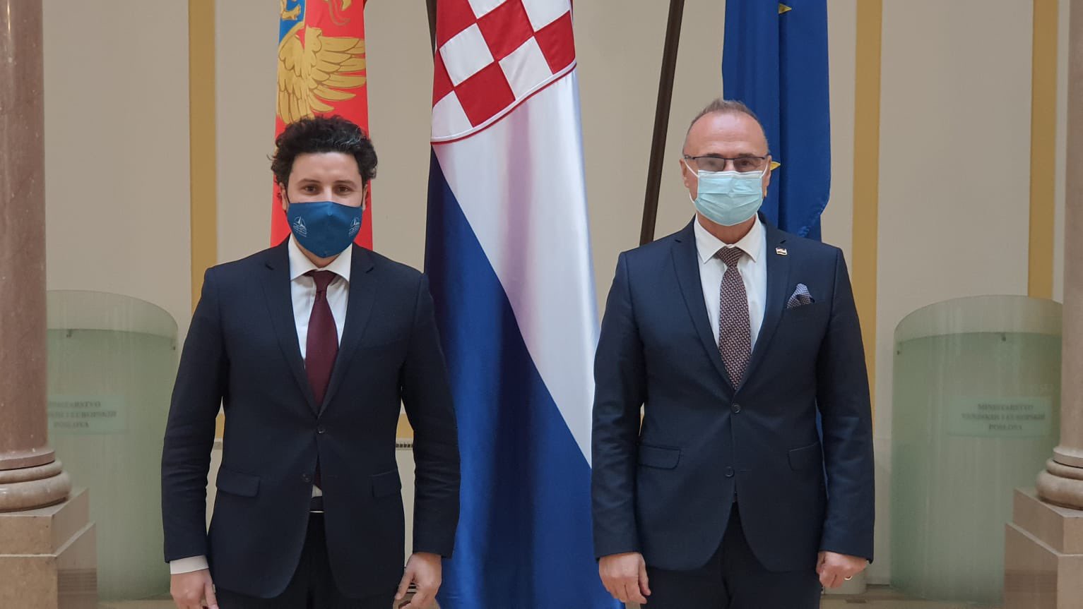 Abazović u Zagrebu: Zajednički zadatak je osnaživanje i unaprjeđenje odnosa dvije države