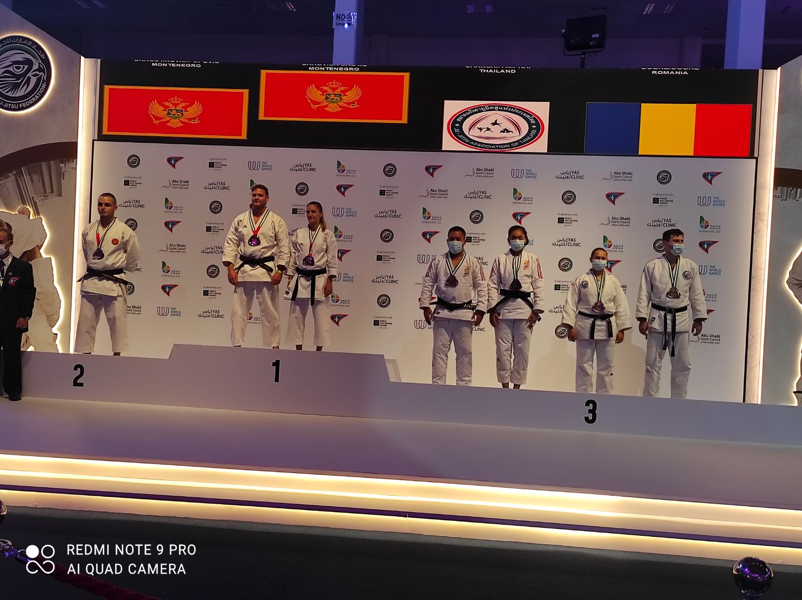 Osam medalja za Crnu Goru u Abu Dabiju