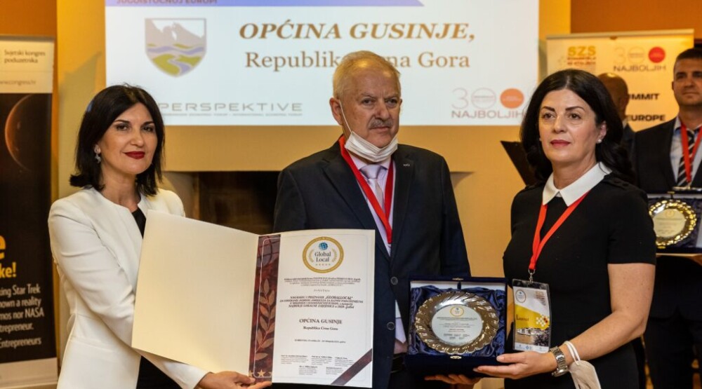 DPS Gusinje: Prestižna nagrada dokaz posvećenog i odgovornog rada lokalne vlasti