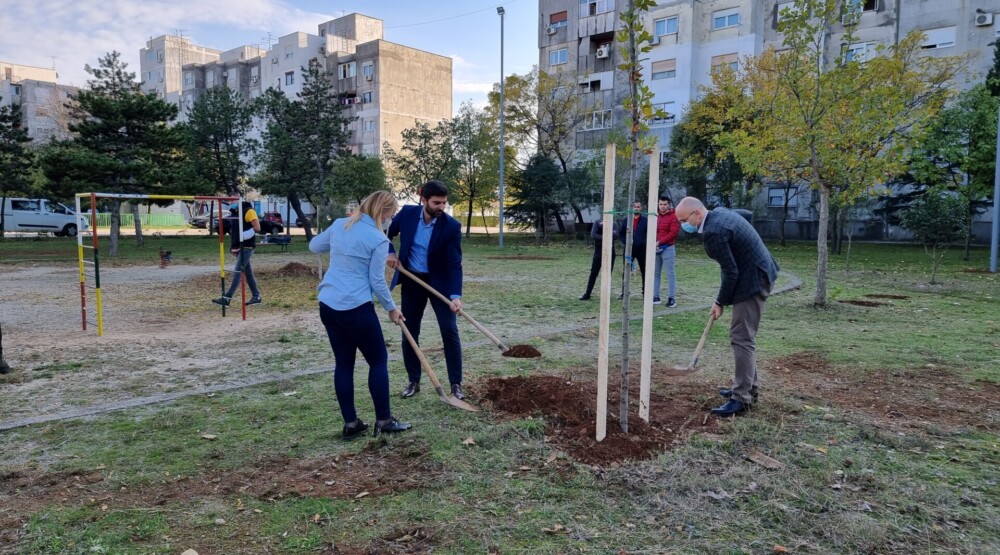 Glavni grad u čast Republike Zabjelo simbolično zasadio 30 sadnica u Ulici Radosava Burića
