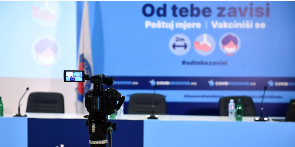 Danas konferencija za medije o epidemiološkoj situaciji