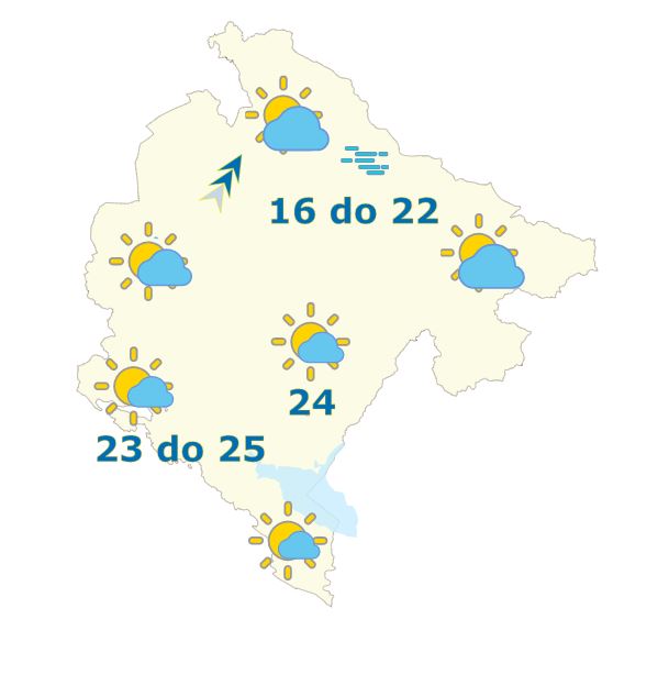 Sjutra oblačno sa sunčanim intervalima