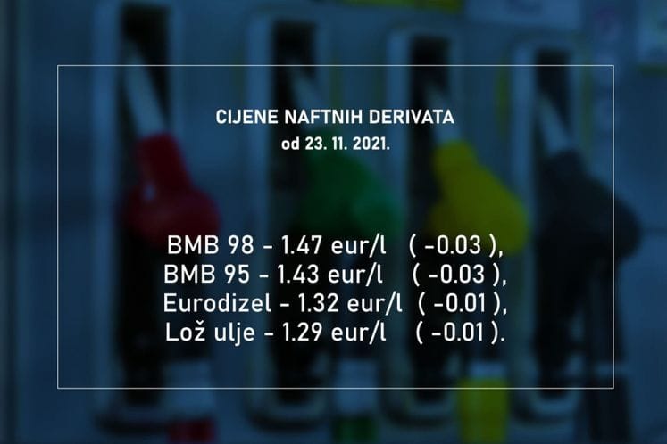 Od ponoći jeftinije sve vrste goriva