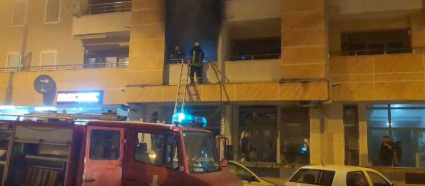 Gorio stan u Budvi, jedna žena u teškom stanju