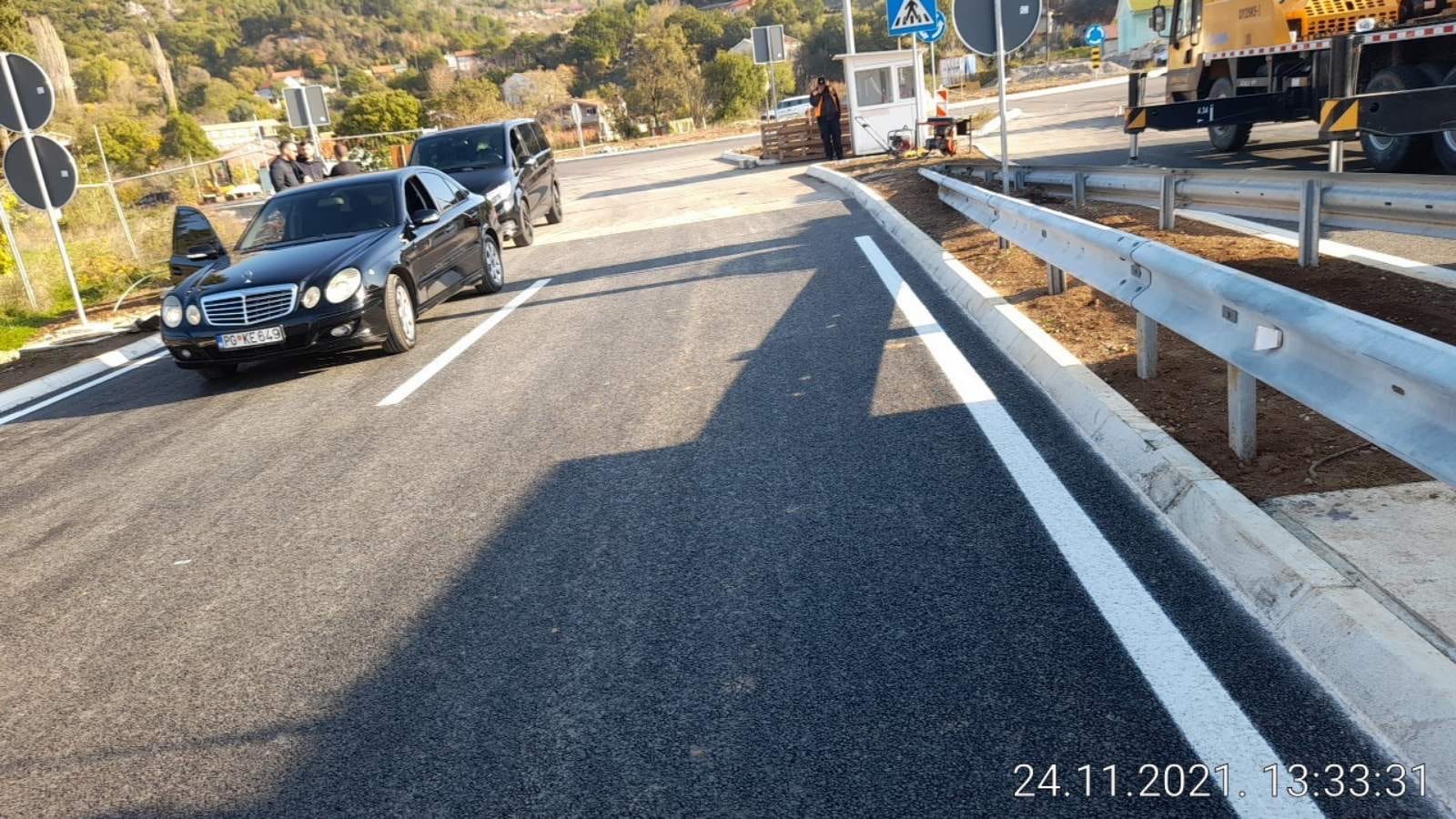 (FOTO) Autoput otvoren za Krivokapiće uoči lokalnih izbora u Mojkovcu