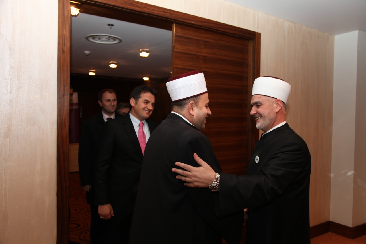 Husein Kavazović i Ali Erbaš čestitali Rifatu Fejziću reizbor na funkciju Reisa Islamske zajednice u Crnoj Gori