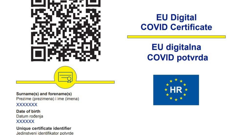 U Hrvatskoj obavezne kovid potvrde za korisnike i zaposlene u državnim i javnim službama