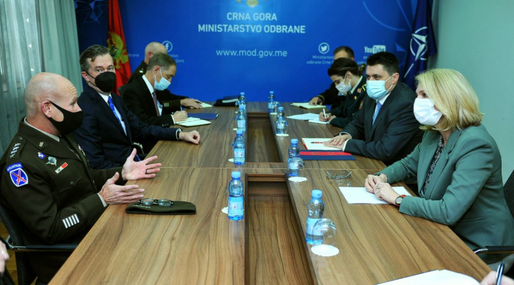 Injac sa Kavolijem: Vojska Crne Gore ima punu podršku SAD