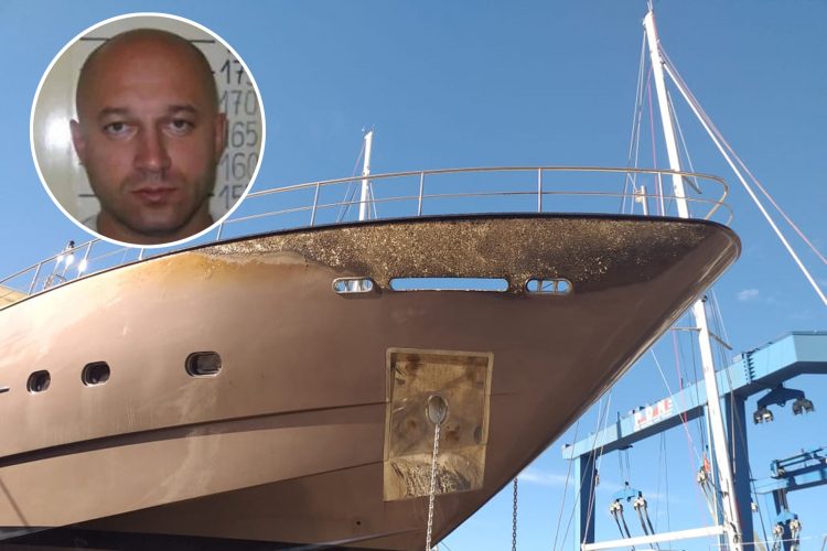Jahta koja je gorjela u Tivtu pripada Zvonku Veselinoviću