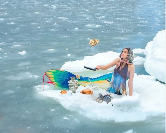 VIDEO: Ruska sirena pliva u zaleđenim jezerima