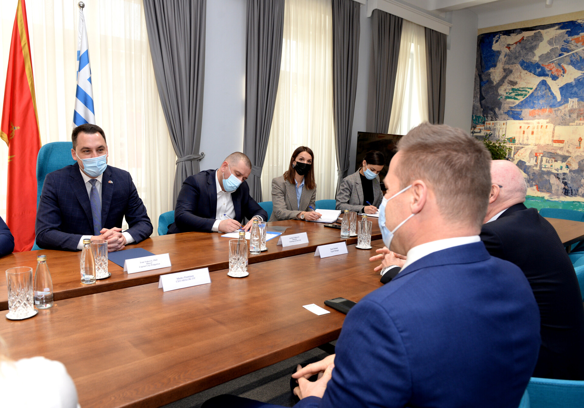 Vuković sa predstavnicima kompanije Molok: Višegodišnja uspješna saradnja se nastavlja
