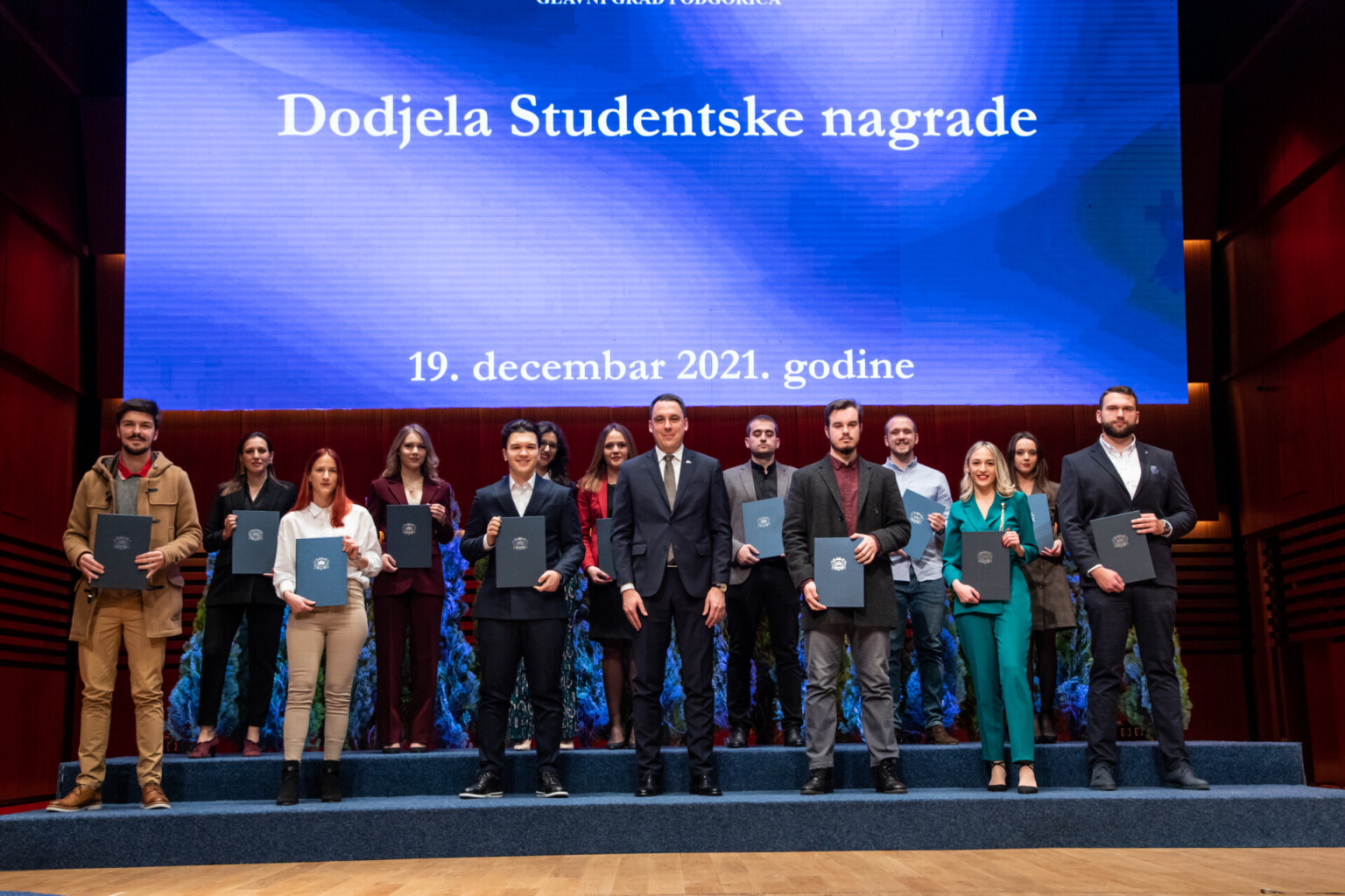 Vuković nagrađenim studentima: Vi ste budućnost Podgorice i Crne Gore