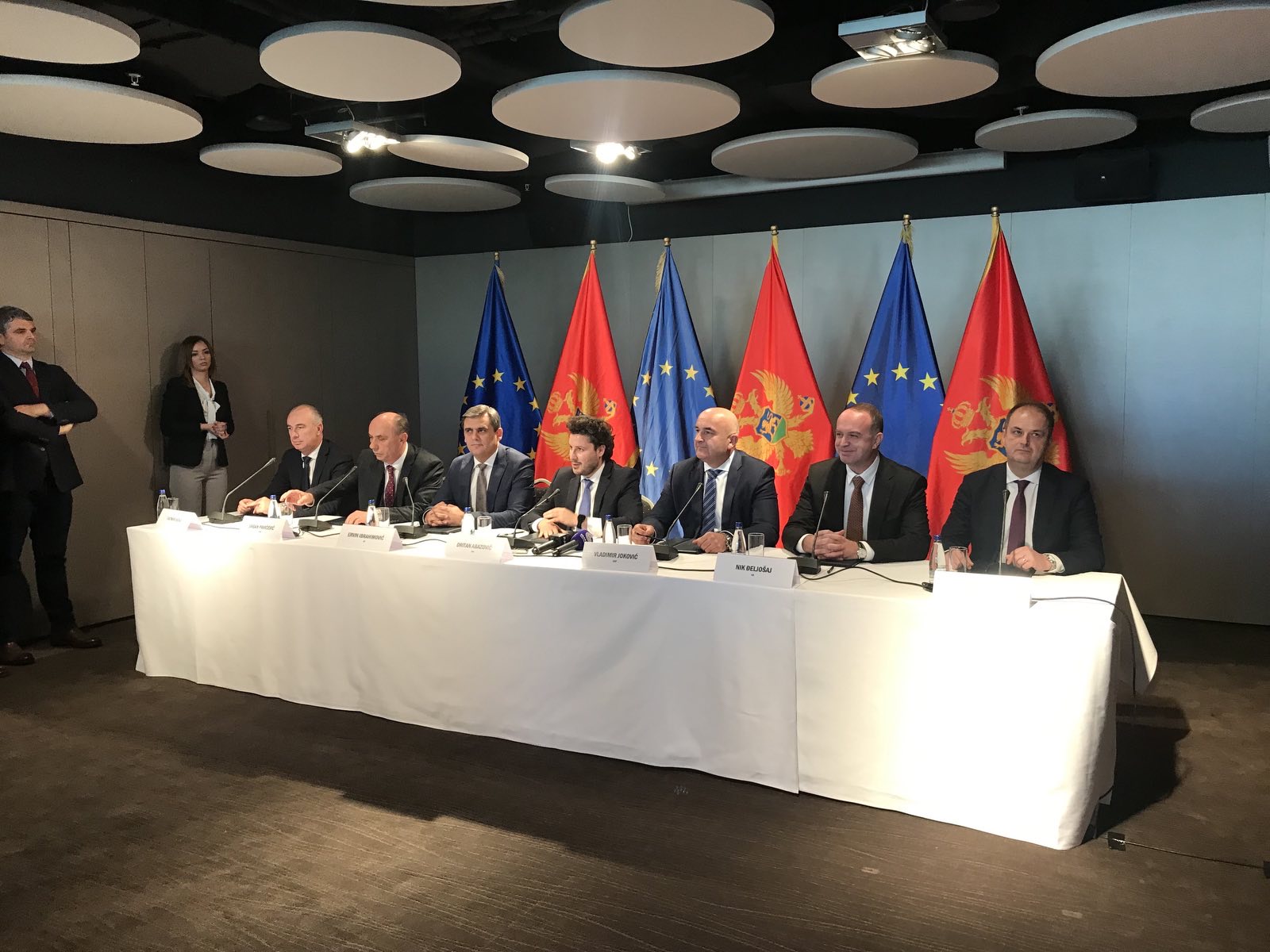 POTPISAN Memorandum – Abazović: Građanska i evropska Crna Gora ima na koga da se osloni, Joković: Otvaramo velika vrata, svi su dobrodošli