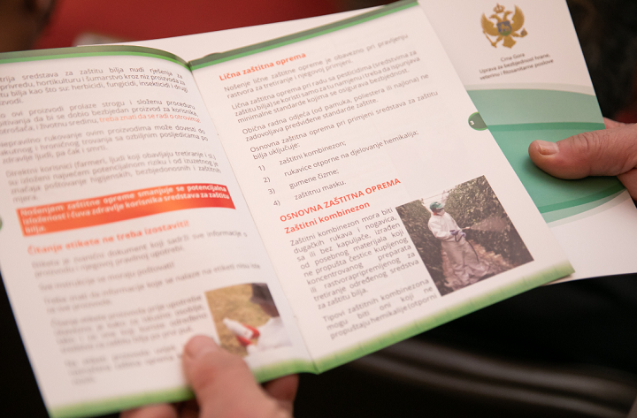 Obezbijeđena knjiga evidencije o upotrebi pesticida