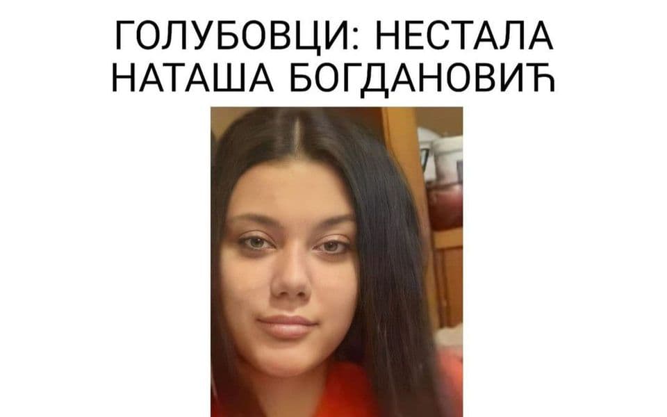Nestala Nataša Bogdanović iz Golubovaca