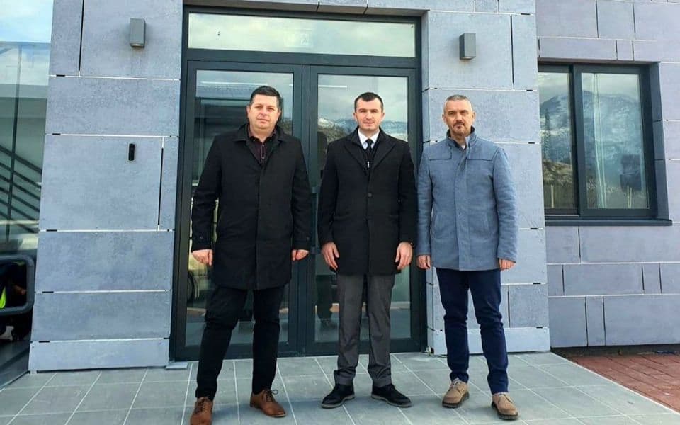 Zoran Brđanin, Milan Ljiljanić i Goran Vujović obišli komandnu zgradu na dionici Podgorica-Mateševo