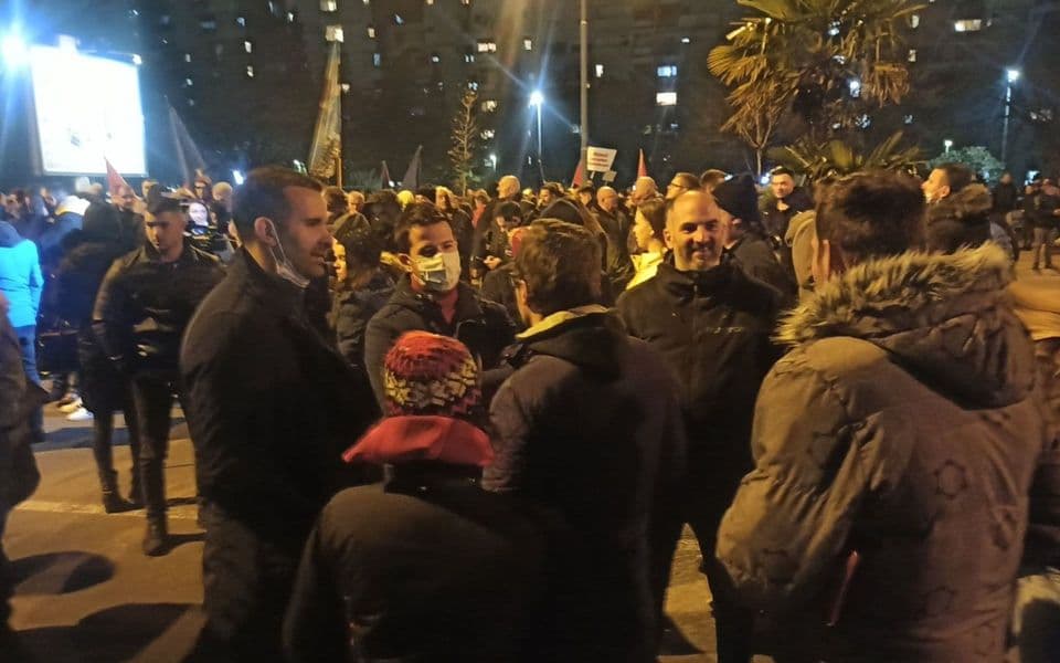 PROTEST U PODGORICI: Spajić i Milatović poručili da je Abazović stopirao reforme i da se skreće sa fokusa ekonomije