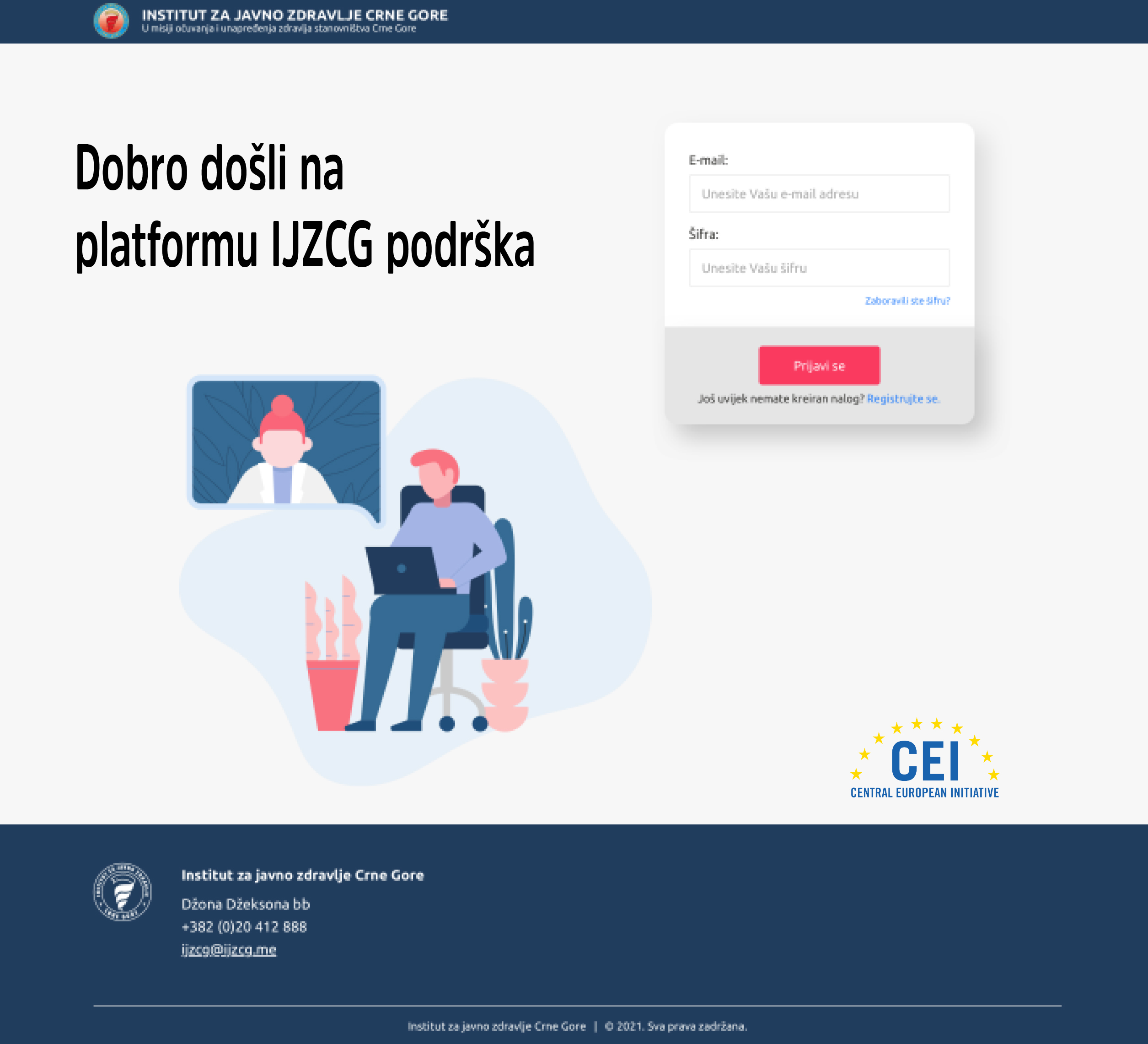 IJZCG izradio platformu za telemedicinu