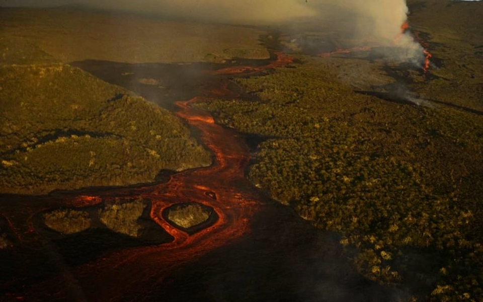 Erupcija vulkana na arhipelagu Galapagos
