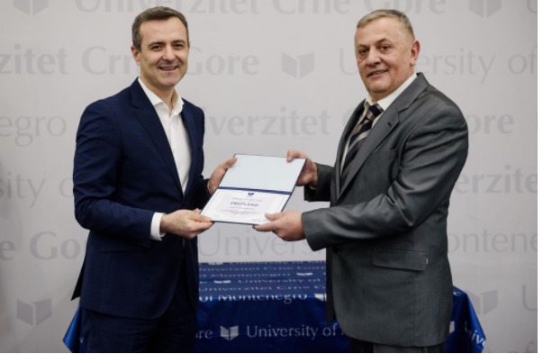 Saša Raičević dobitnik Priznanja UCG: Podrška kolega čini zadovoljstvo još većim