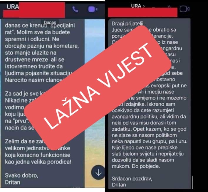 URA upozorila: Lažne objave kruže društvenim mrežama (FOTO)